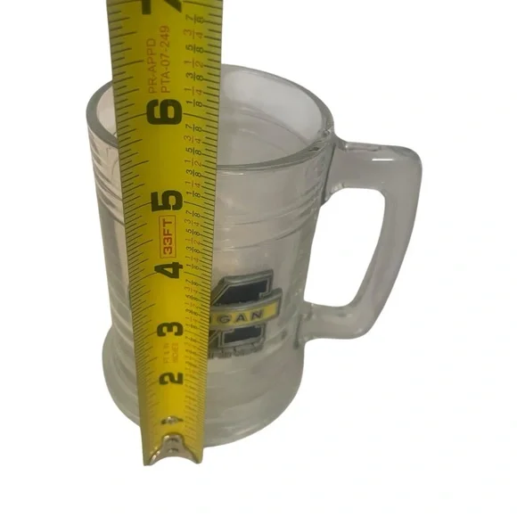 Michigan Wolverines Glass Beer Mug - Picture 4 of 6